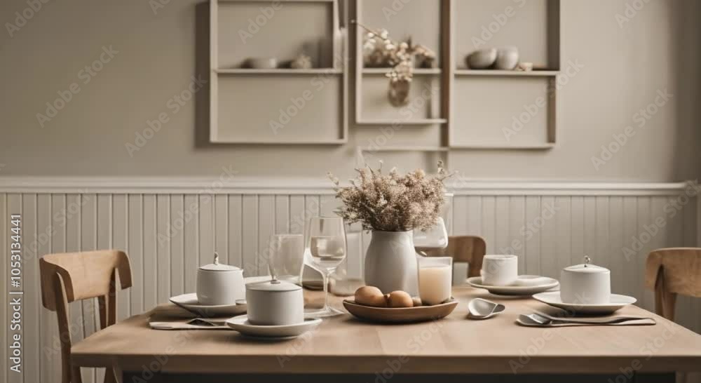 Tiny Dining with Soft Neutral Tones
Tiny Dining with Soft Neutral Tones