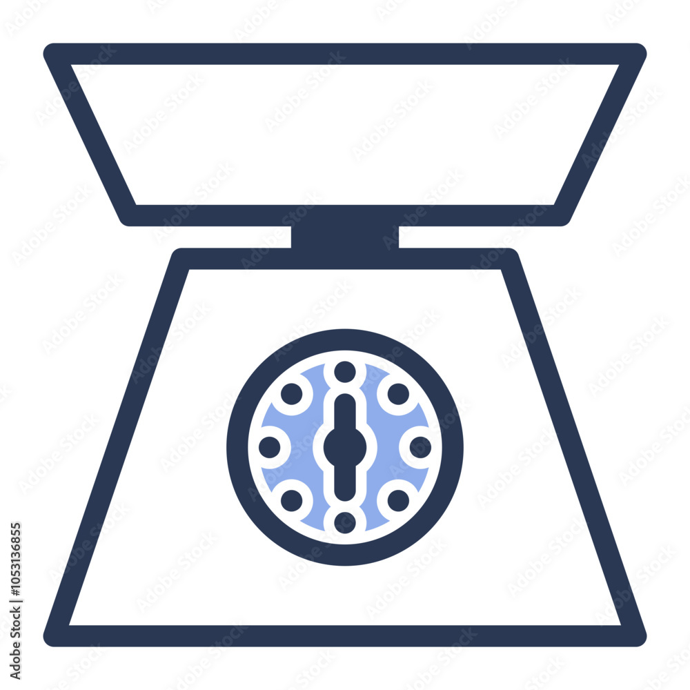 Kitchen scale icon in flat outline style. color lineal color
Kitchen scale icon in flat outline style. color lineal color