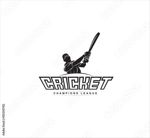 Cricket Champions League Logo with White Background