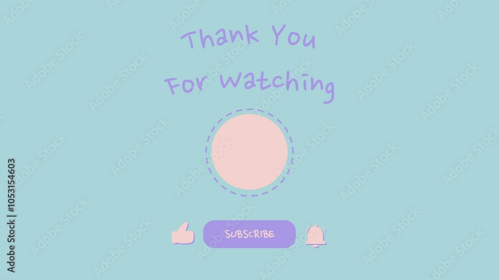 Thank you for watching animated text, video outro, end screen animation Thank you for watching animated text, video outro, end screen animation
