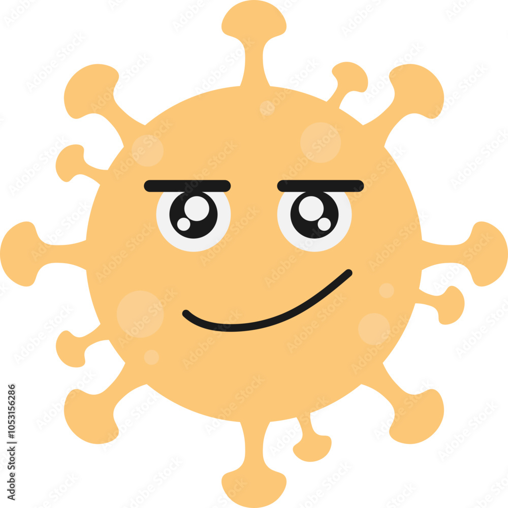 Virus Character Illustration Virus Character Illustration