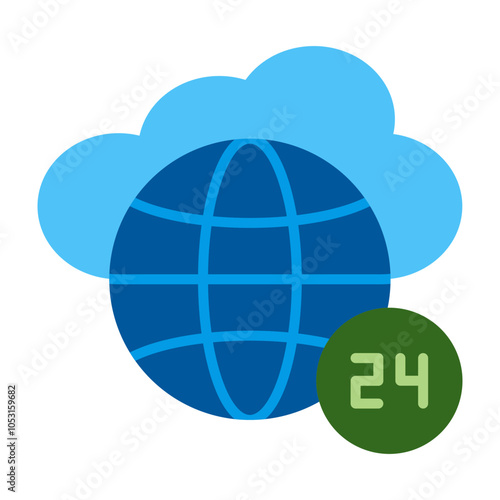 High Availability Flat Icon Design