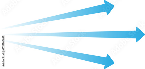 Airflow Arrow Wind and Motion Symbol
