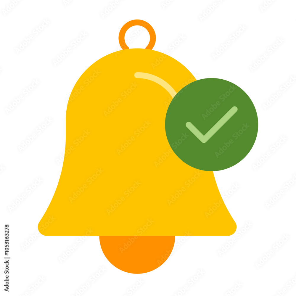 Obraz premium Bell Flat Icon Design