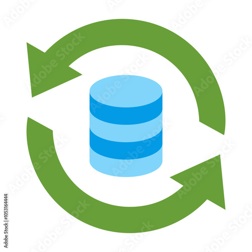 Backup Flat Icon Design