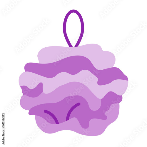 Loofah Flat Icon Design