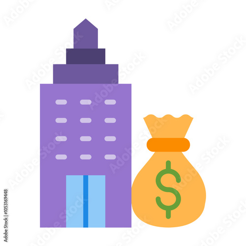 Venture Capital Flat Icon Design