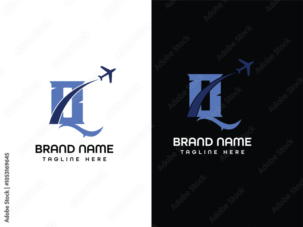 Q Leaf Aroplane Letter Logo Design Q Leaf Aroplane Letter Logo Design