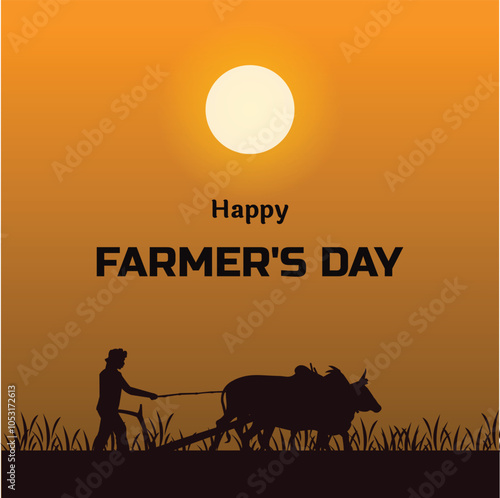 Happy Farmer day kisan diwas 23 december