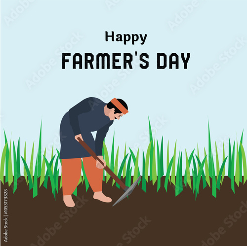 Happy Farmer day kisan diwas 23 december