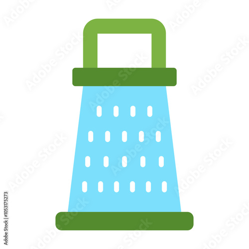 Grater Flat Icon Design