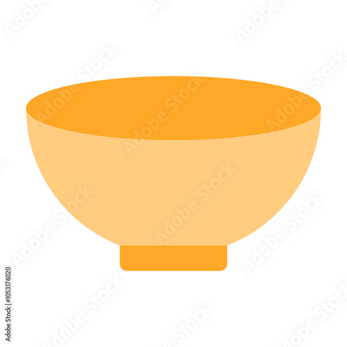 Bowl Flat Icon Design