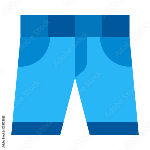 Shorts Flat Icon Design