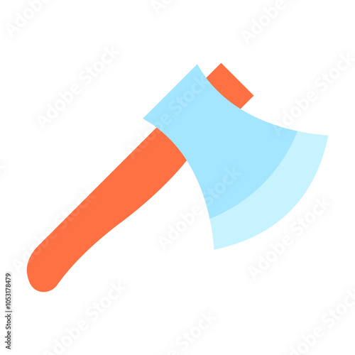 Axe Flat Icon Design
