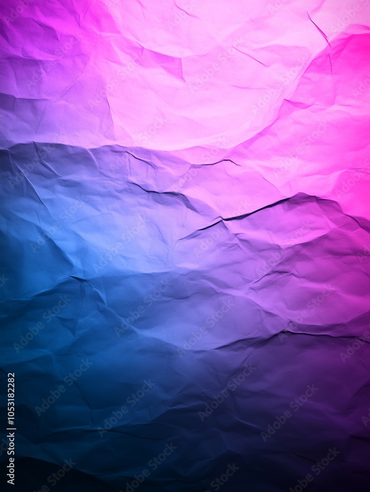 Fototapeta premium Textured Abstract Paper with Vibrant Gradient Lighting for Creative Layouts