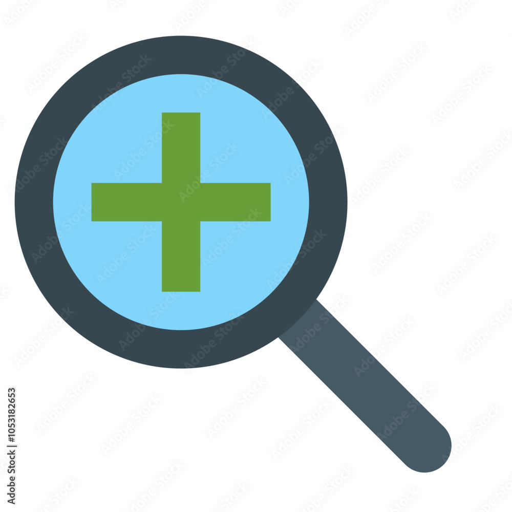 Zoom In Flat Icon Design Zoom In Flat Icon Design