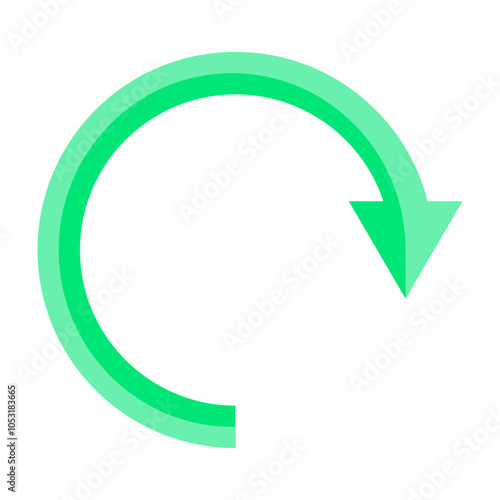 Redo Flat Icon Design