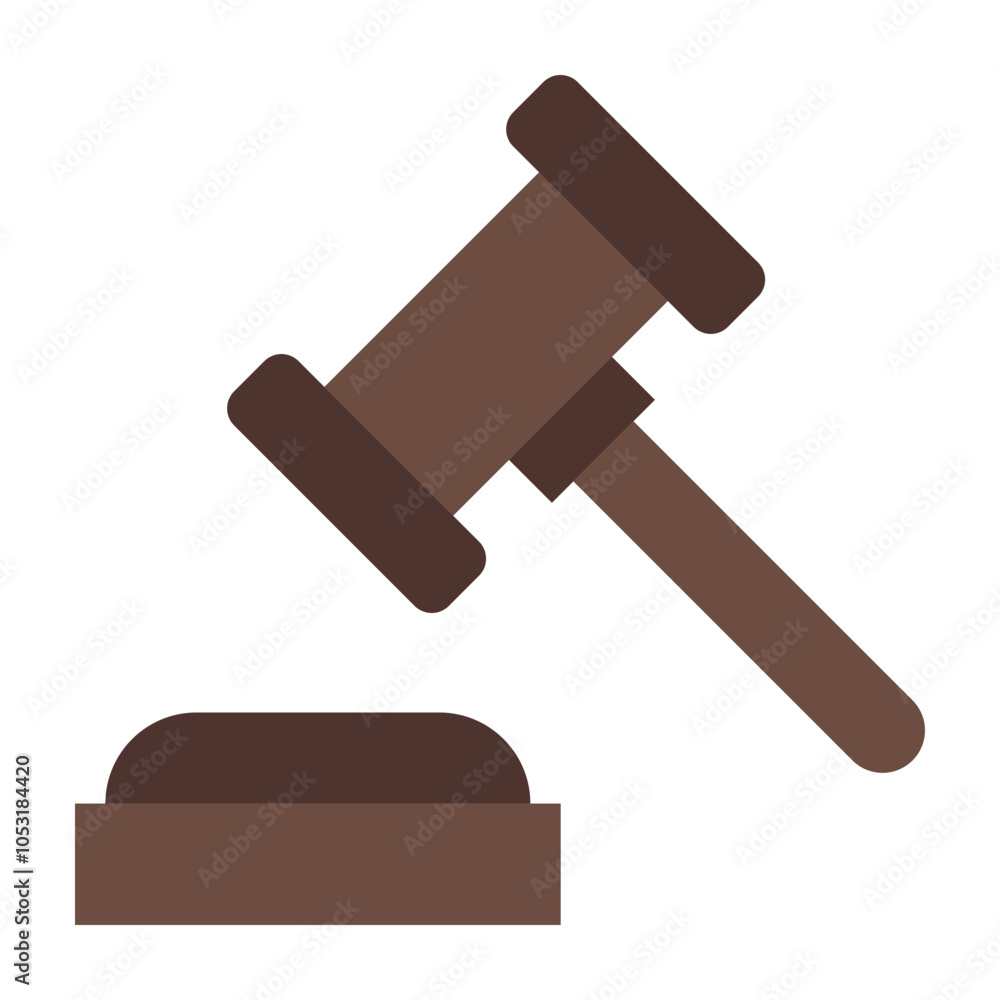 Auction Flat Icon Design Auction Flat Icon Design
