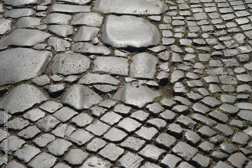 Photography ancient Rome cobblestone