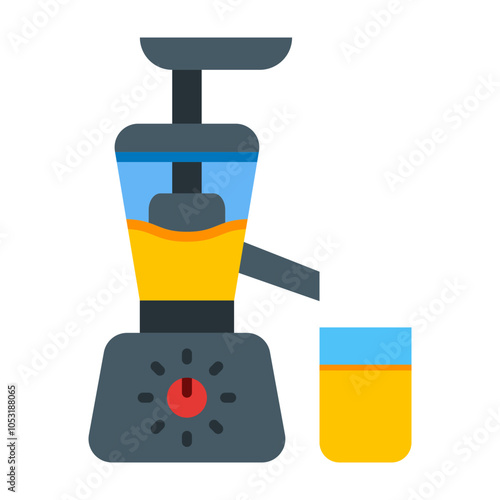 Juicer Flat Icon Design