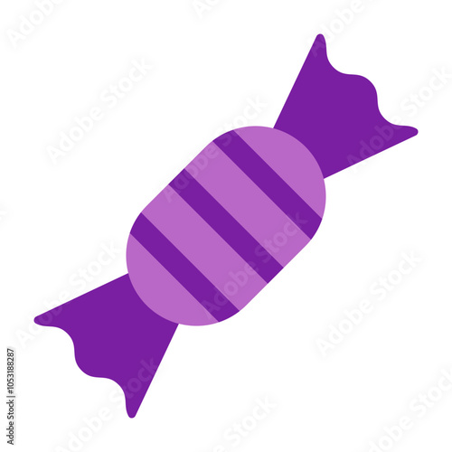 Toffee Flat Icon Design