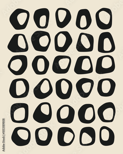 modern minimalist o contemporary icon set