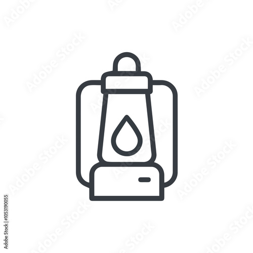 Oil icon symbol vector image Illustration 