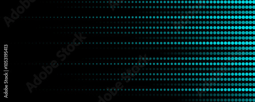 Blue techno background high speed style. Big data visualization on dark space with dotted lines shape effect decoration. Modern graphic design element dots concept for flyer, card, or brochure cover