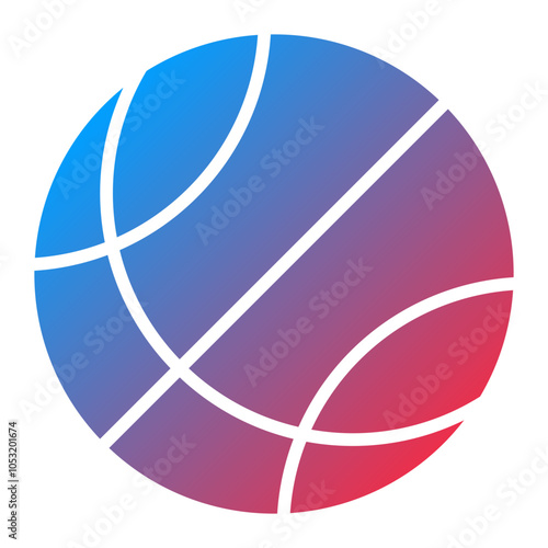 Basketball icon style