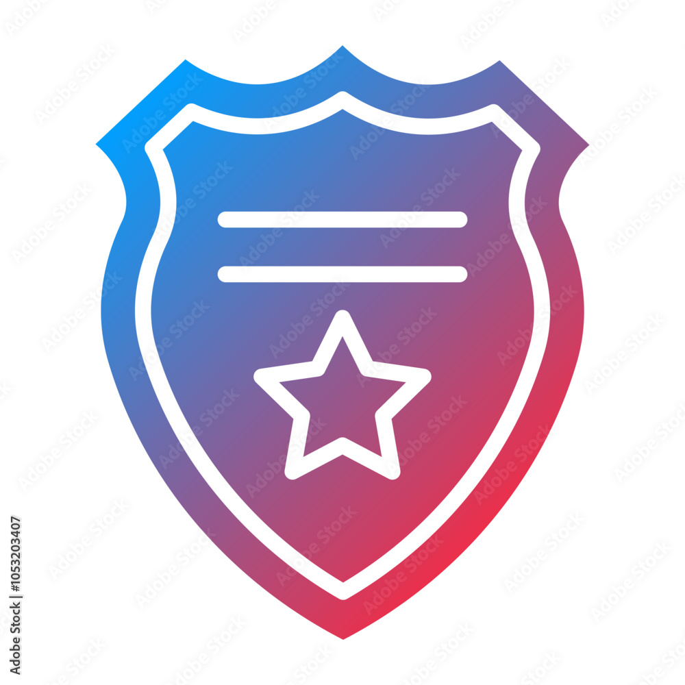 Police Badge icon style Police Badge icon style