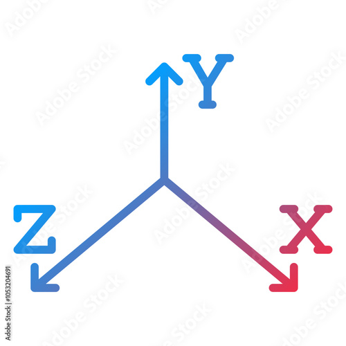 Coordinates icon style