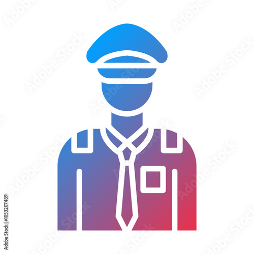 Police Man icon style