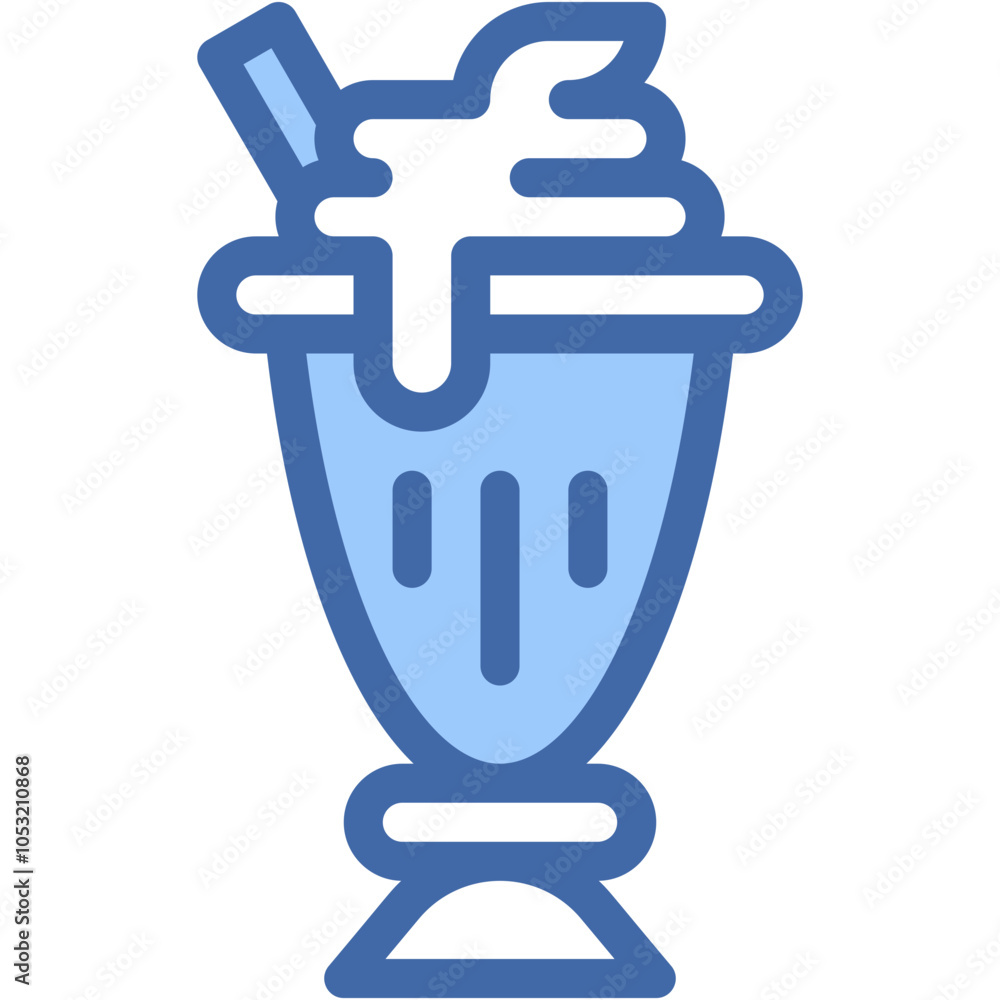 Vector Icon Milkshake, Drink, Beverage, Cream, Summer, Cold Drink Vector Icon Milkshake, Drink, Beverage, Cream, Summer, Cold Drink