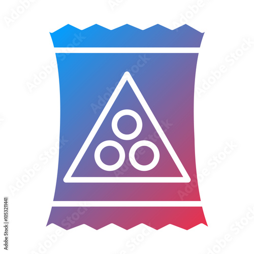 Snack icon style