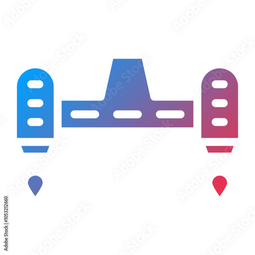 Hoverboard icon style