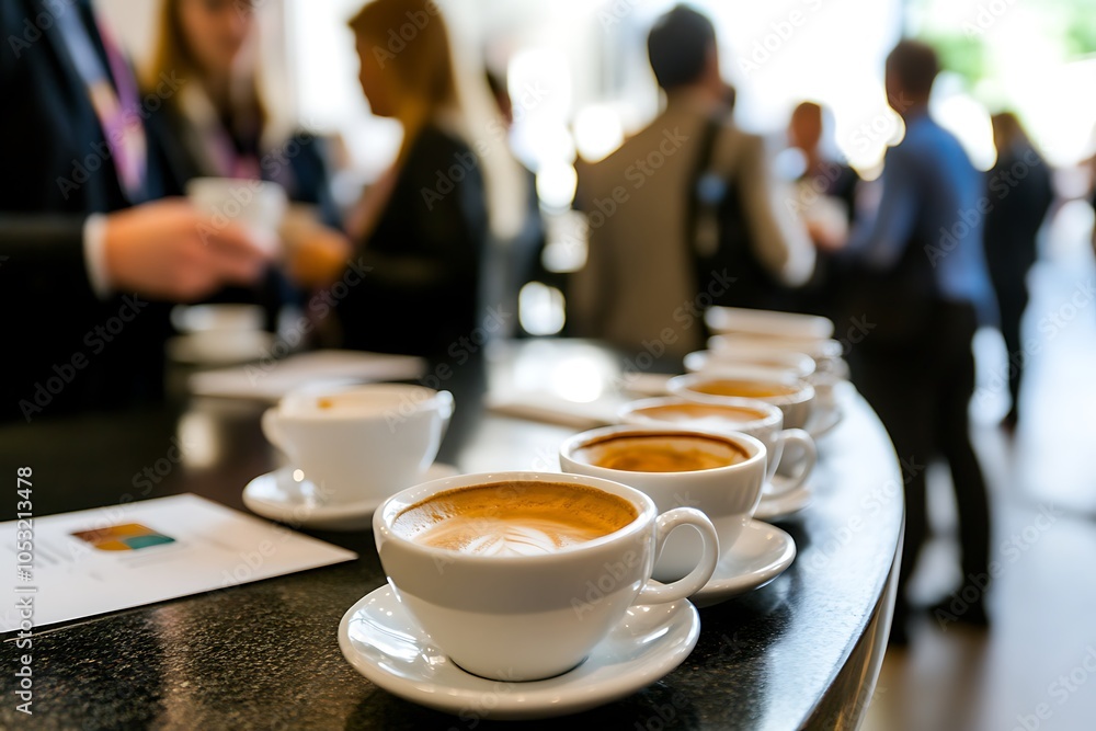 Coffee Break at a Business Meeting Coffee Break at a Business Meeting