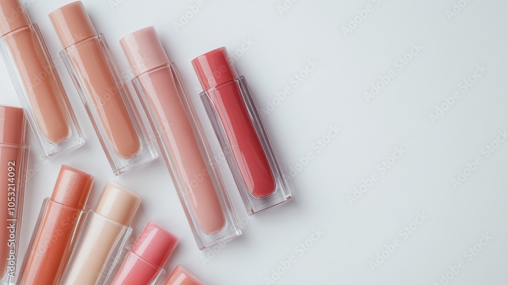 Beige nude tone lipstick make up isolated on a studio background,natural Liquid lipsticks,makeup cosmetic lips, product mockup for beauty fashion business,sale,swatch color,template. Beige nude tone lipstick make up isolated on a studio background,natural Liquid lipsticks,makeup cosmetic lips, product mockup for beauty fashion business,sale,swatch color,template.