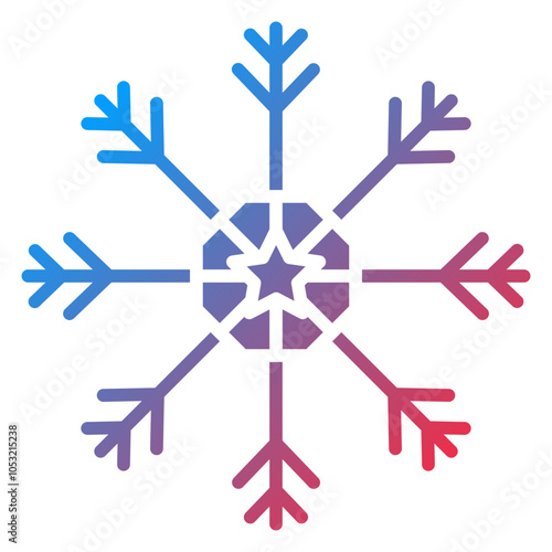 Snowflake icon style