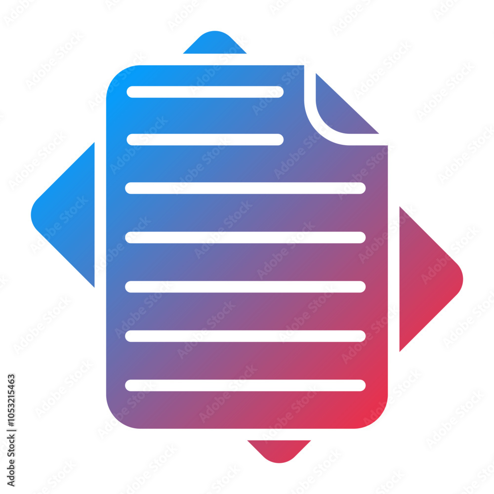 Fototapeta premium Documents icon style