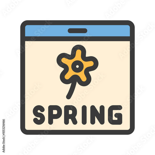 flower website filled style