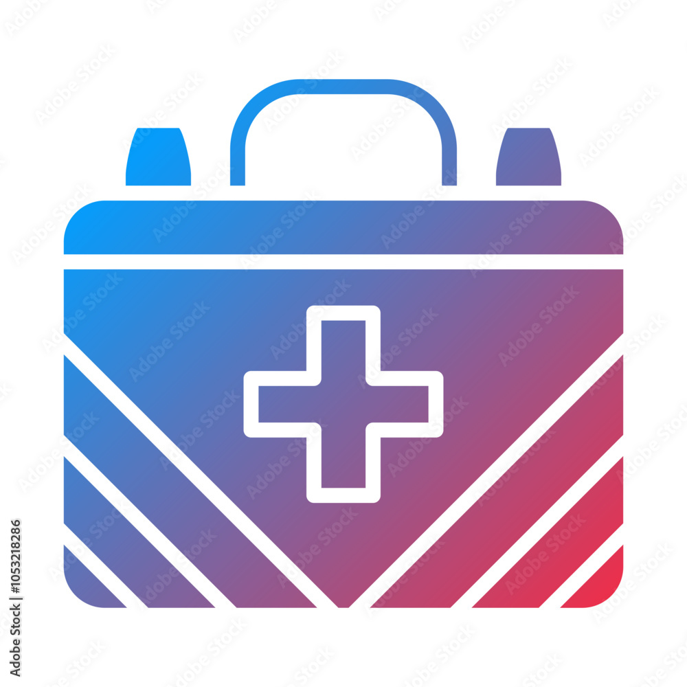Obraz premium First Aid Kit icon style
