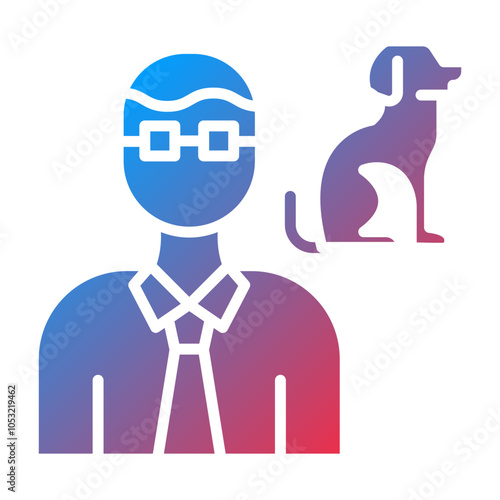 Male Vet icon style