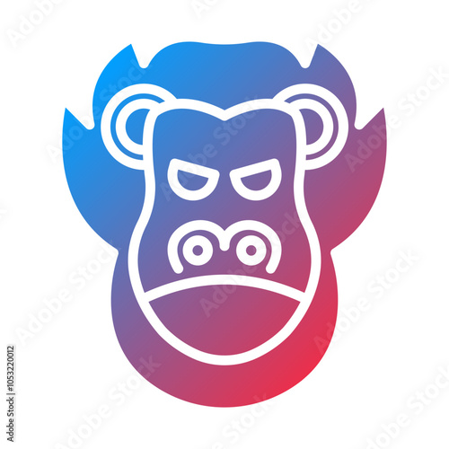 Orangutan icon style