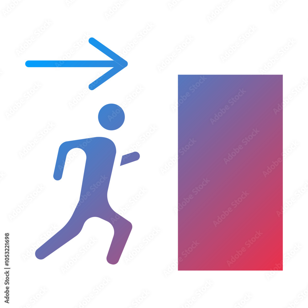 Emergency Exit icon style