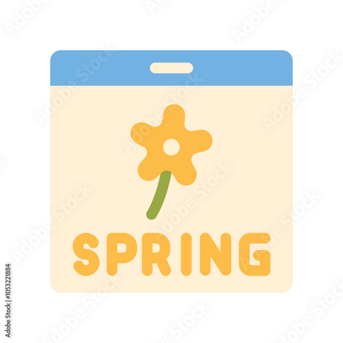 flower website flat style