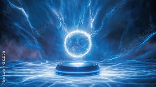 Electric Field Visualization of a Dipole Showing the Distribution of Electric Forces Between Opposite Charges.