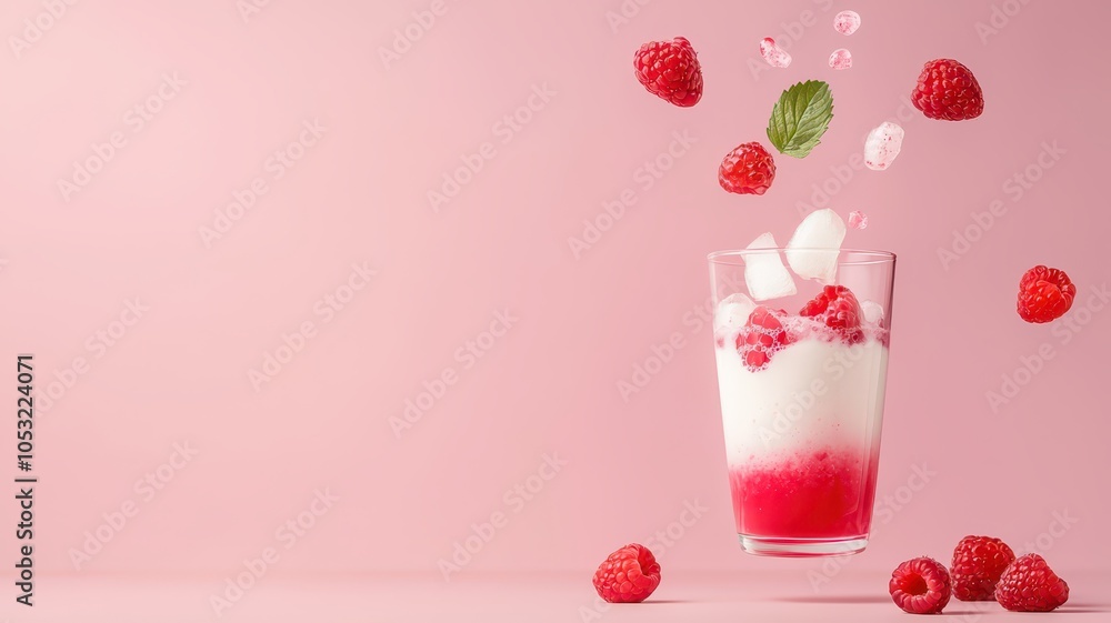 Vibrant collagen drink infused with berries, perfect for a refreshing boost and customizable text space above. Vibrant collagen drink infused with berries, perfect for a refreshing boost and customizable text space above.