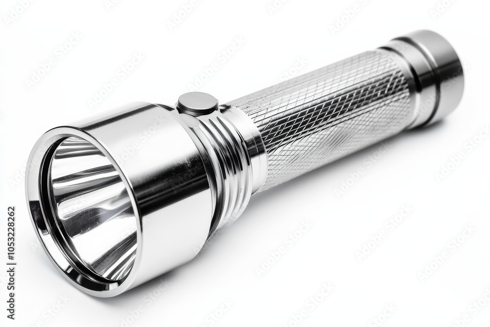 Isolated flashlight on a white background Isolated flashlight on a white background