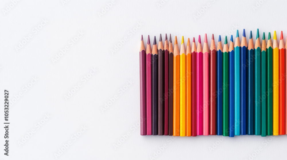 Rainbow of Colored Pencils Rainbow of Colored Pencils