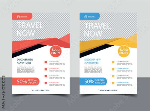 vector business corporate flyer template	